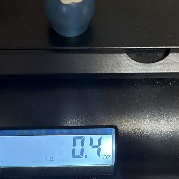 Vintage Fisher Price little people wood blue girl yellow/blond hair/pigtails - Picture 12 of 12